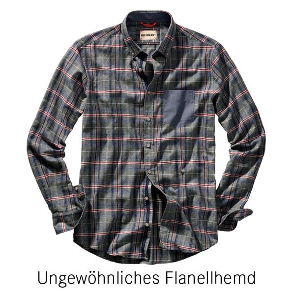 Ungewöhnliches Flanellhemd | Mey & Edlich 