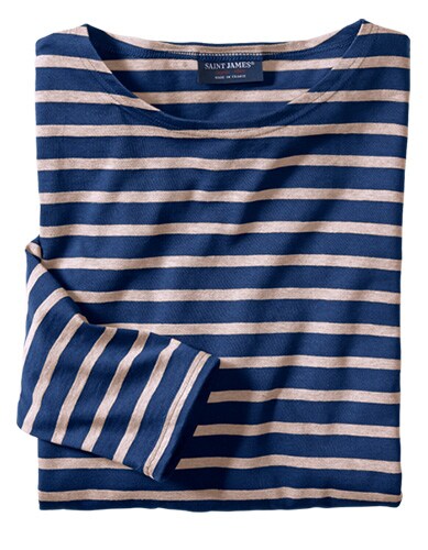 Bretagne-Shirt blau/gelb | Mey & Edlich 