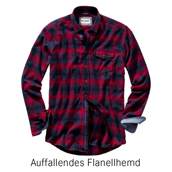 Auffallendes Flanellhemd | Mey & Edlich 