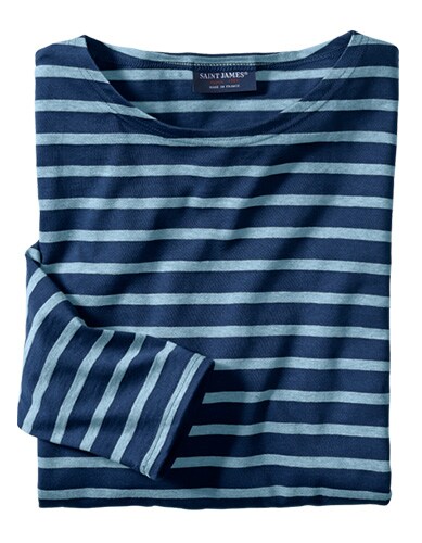 Bretagne-Shirt blau/hellblau | Mey & Edlich 