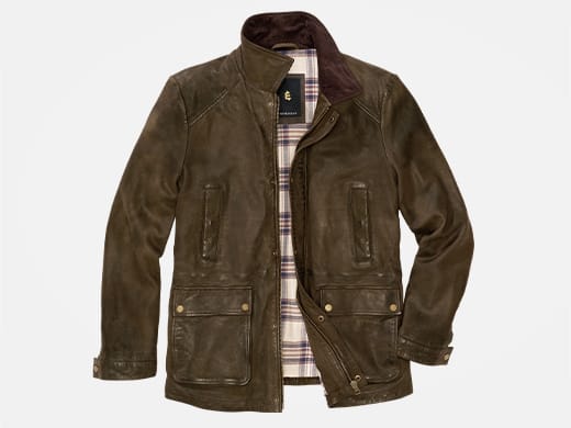Nubuk-Jacket Waxington | Mey & Edlich