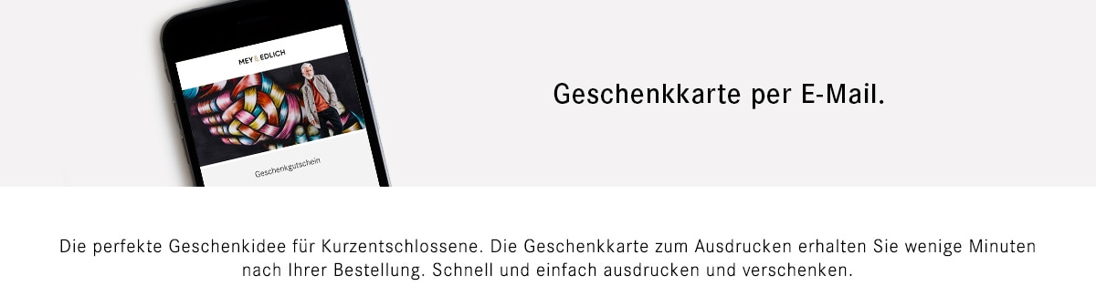 Geschenkkarte | Mey & Edlich Geschenkkarte | Mey & Edlich